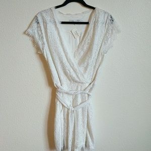 NWT Diane von Furstenberg 'Purdette" lace romper